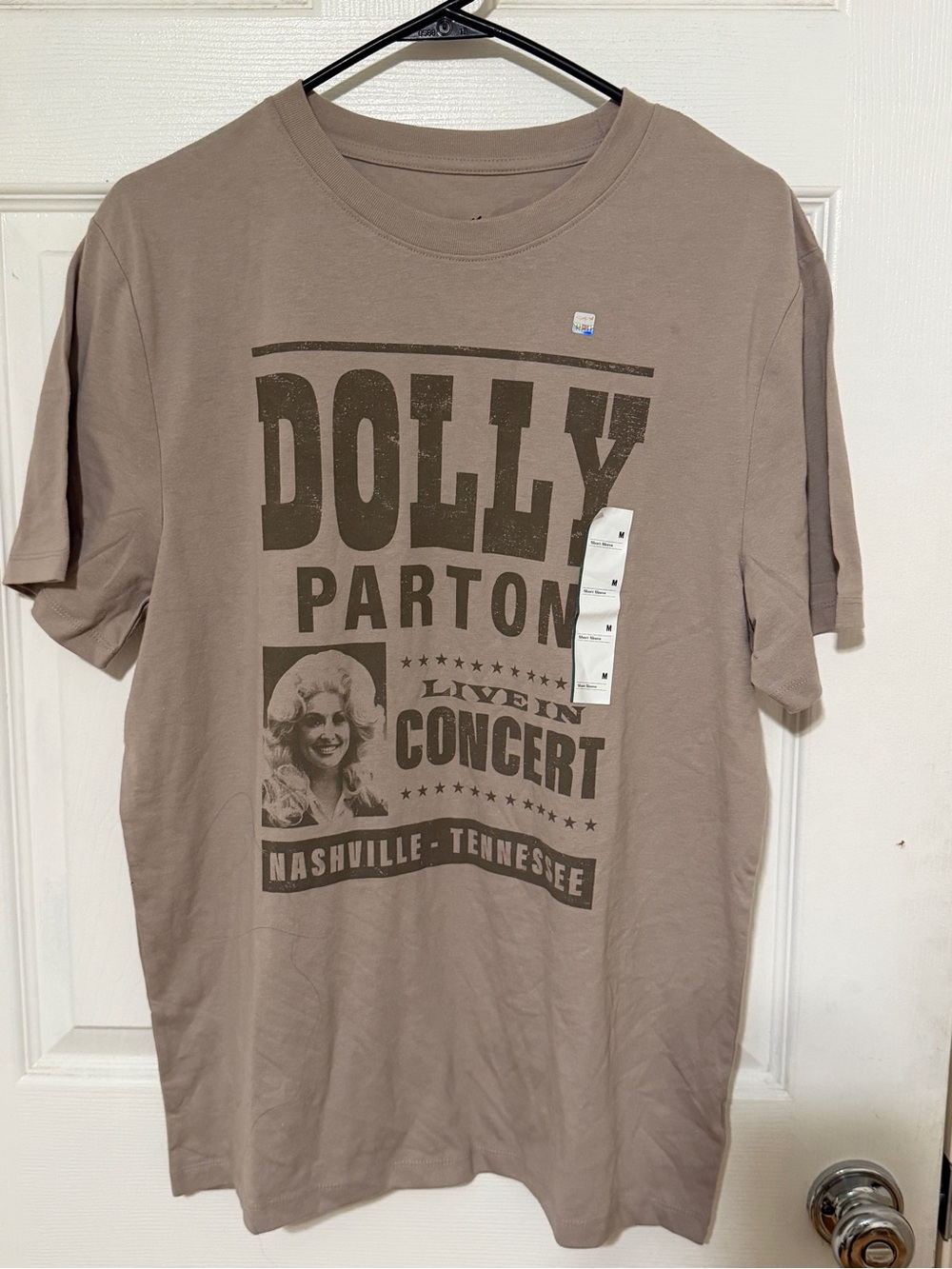 Dolly Parton Graphic Tee - Taupe